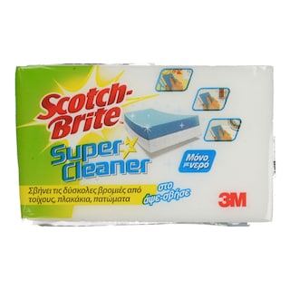 SCOTCH BRITE | Σφουγγάρι Super Cleaner 1 Τεμάχιο