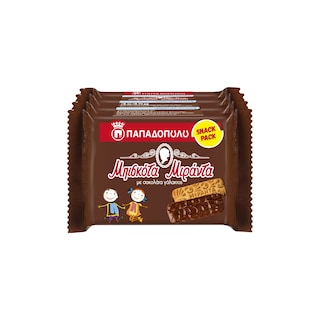 ΠΑΠΑΔΟΠΟΥΛΟΥ | Μπισκότα Μιράντα με Επικάλυψη Σοκολάτας Γάλακτος 4x45g