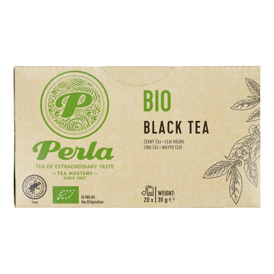 PERLA BEVERAGES Τσάι Μαύρο Bio 20x1.5g