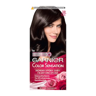 COLOR SENSATION | ΒΑΦΗ ΜΑΛΛΙΩΝ ΣΕΤ 3.0 ΣΚΟΥΡΟ ΚΑΣΤΑΝΟ 60 ML