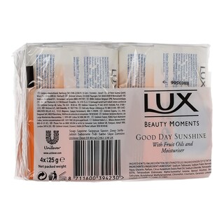 LUX | ΣΑΠΟΥΝΙ GOOD DAY SUNSHINE 4 X 125 GR