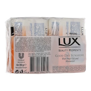 LUX | ΣΑΠΟΥΝΙ GOOD DAY SUNSHINE 4 X 125 GR
