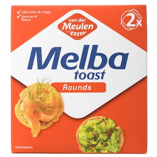 MELBA | Φρυγανιές Melba Toast Στρογγυλές 110g