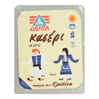 ΔΕΛΤΑ | Τυρί Κασέρι Ελασσόνας Φέτες 180gr