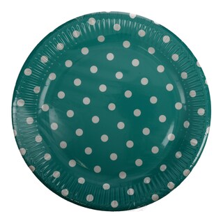 - | ΠΙΑΤΑ ΜΕΓΑΛΑ TURQUOISE DOTS 8 TEM