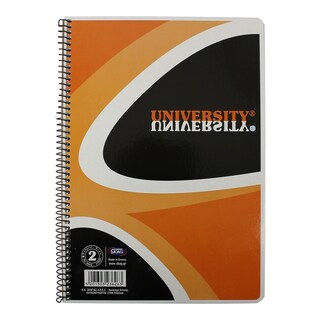 - | NOTEBOOK UNIVERSITY COLOURS 17X25 2SUB 1PCS