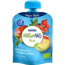 NESTLE | Παιδική Τροφή Μήλο & Καρπός Αγριοτριανταφυλλιάς 90g