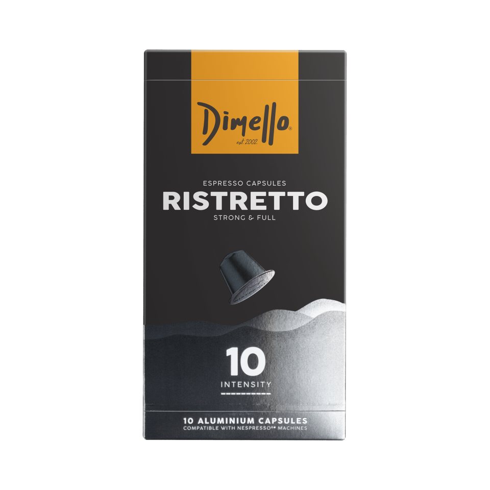 DIMELLO Κάψουλες Καφέ Espresso Ristretto 10x5.6g