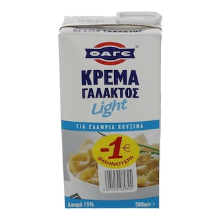 ΦΑΓΕ | ΚΡΕΜΑ ΓΑΛΑΚΤΟΣ LIGHT 500 ML 0.40E