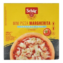 DR SCHAR | Μίνι Πίτσα Μαργαρίτα Χωρίς Γλουτένη 4x70g