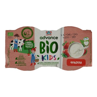 ADVANCE | Γιαούρτι Advance Kids BIO Φράουλα 2X150 gr