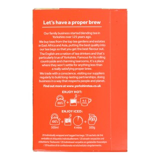 YORKSHIRE | Τσάι Μαύρο 62.5gr