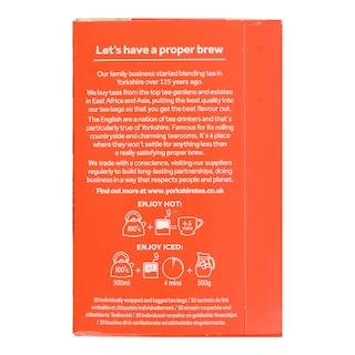 YORKSHIRE | Τσάι Μαύρο 62.5gr