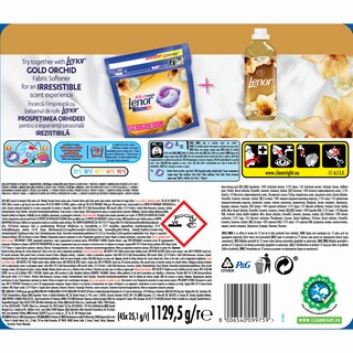 LENOR | Kάψουλες Πλυντηρίου Ρούχων Gold Orchid 45 Τεμάχια