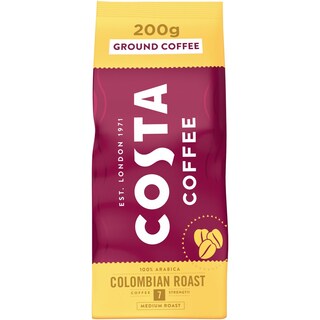 COSTA | COSTA COLUMBIA ESPRESSO 200G Αλεσμένος Colombian Roast 200gr