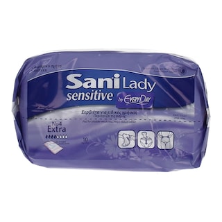 SANI | LADY | ΠΑΝΕΣ ΑΚΡΑΤΕΙΑΣ LADY SENSITIVE EXTRA No 4 10 ΤΕΜ