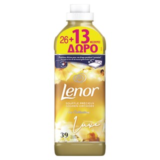 LENOR | Συμπυκνωμένο Μαλακτικό Luxe Gold Orchid 26+13 Μεζούρες Δώρο