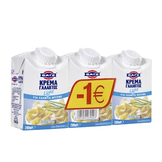 ΦΑΓΕ | ΚΡΕΜΑ ΓΑΛΑΚΤΟΣ LIGHT 3Χ 200ML