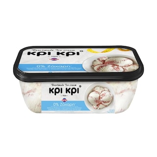 ΚΡΙ ΚΡΙ | Ice Cream Vanilla 0% Sugar 750g