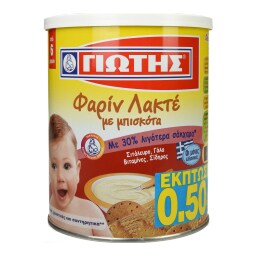 ΓΙΩΤΗΣ | Φαρίν Λακτέ με Mπισκότα 300g Έκπτωση 0.50Ε