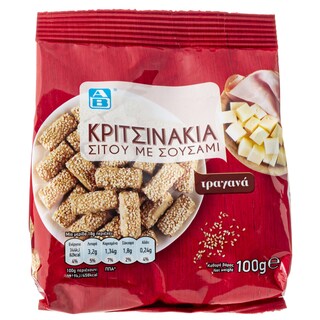 ΑΒ | Κριτσινάκια Σίτου με Σουσάμι 100g