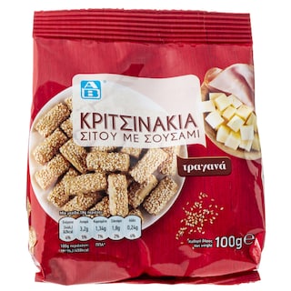 ΑΒ | Κριτσινάκια Σίτου με Σουσάμι 100g