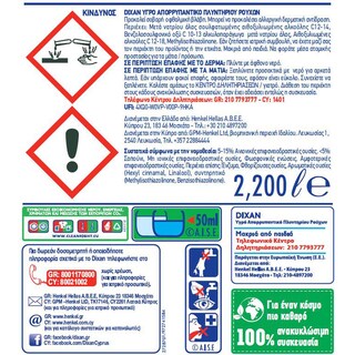 DIXAN | Υγρό Απορρυπαντικό Ρούχων Power Gel Clean & Smooth 44 Μεζ.