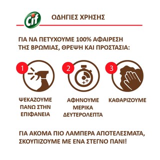 CIF | Καθαριστικό Spray Perfect Finish Ξύλινων Επιφανειών 435ml