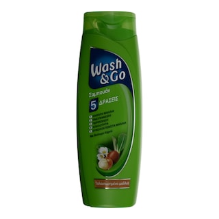 WASH&GO | ΣΑΜΠΟΥΑΝ ΤΑΛΑΙΠΩΡΗΜΕΝΑ ΜΑΛΛΙΑ 400 ML