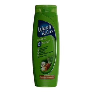 WASH&GO | ΣΑΜΠΟΥΑΝ ΤΑΛΑΙΠΩΡΗΜΕΝΑ ΜΑΛΛΙΑ 400 ML
