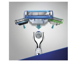 GILLETTE | Ξυριστική Μηχανή Mach3 Turbo 3 λεπίδων + 1 Ανταλλακτικό 1ΑΝΤ