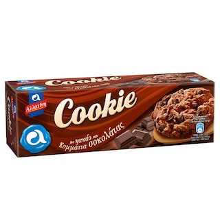 ΑΛΛΑΤΙΝΗ | COOKIES | Μπισκότα Κακάο & Κομμάτια Σοκολάτας 175g