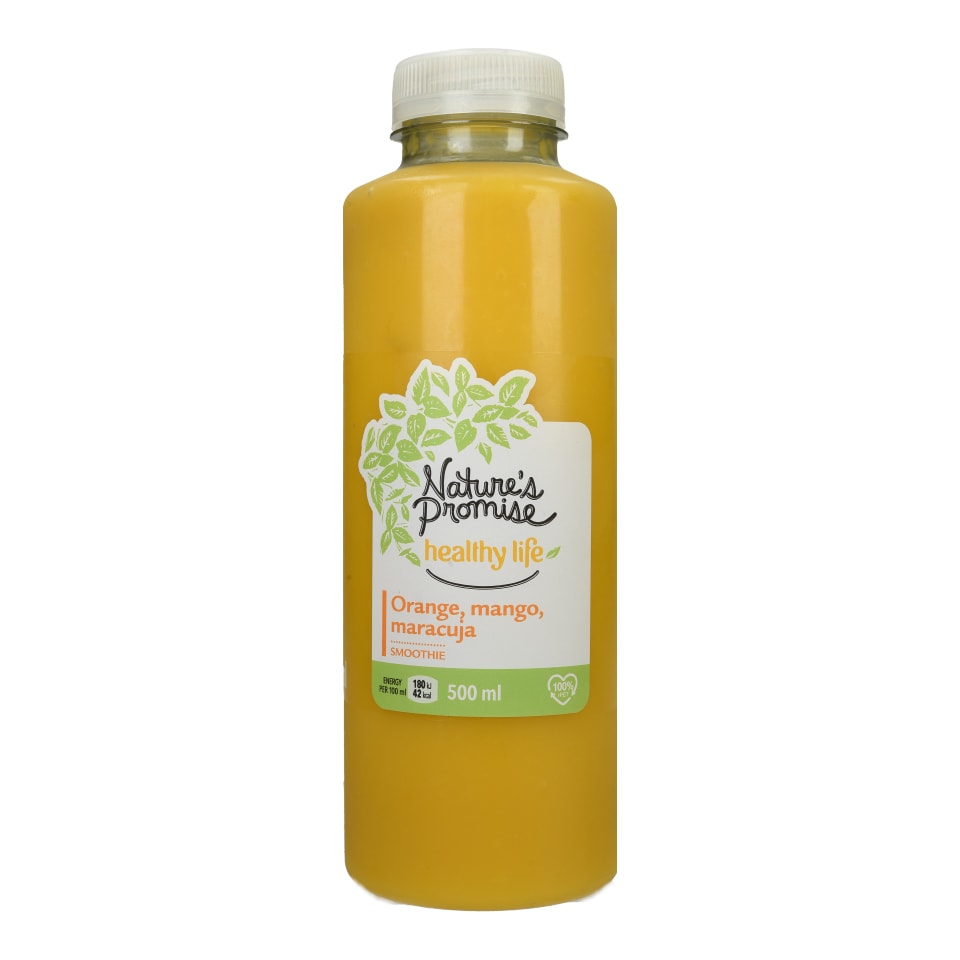 NATURE'S PROMISE Smoothie Πορτοκάλι Μάνγκο Μαρακούγια 500ml