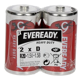 EVEREADY | ΜΠΑΤΑΡΙΕΣ EVEREADY D/R20 SHP2 ΧΟΝΔΡΗ 2 ΤΕΜ
