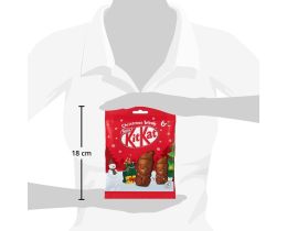 KITKAT | Σοκολατάκια Γάλακτος Γκοφρέτα Άγιος Βασίλης Mini 6x11g