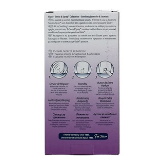 GLADE | ΑΠΟΣΜΗΤΙΚΟ ΧΩΡΟΥ ΑΥΤΟΜΑΤΟ SENSE AND SPRAY COLLECTION ΛΕΒΑΝΤΑ ΣΕΤ 1 ΤΕΜ