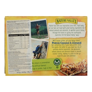 NATURE VALLEY | Μπάρες Ξηρών Καρπών Protein Καρύδα 4 X 40gr