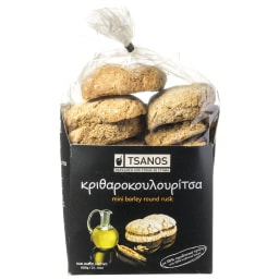 ΤΣΑΝΟΣ | Round Rusks Mini Barley 600g