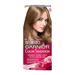 COLOR SENSATION | ΒΑΦΗ ΜΑΛΛΙΩΝ ΣΕΤ 7.0 ΞΑΝΘΟ 60 ML