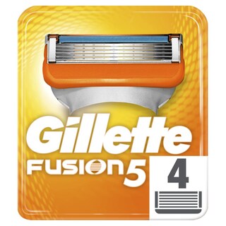 GILLETTE | FUSION | Ανταλλακτικά Ξυριστικής Μηχανής 4 Τεμάχια