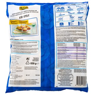 McCAIN | Πατάτες Κατεψυγμένες Kid Smile 650gr