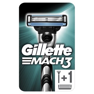 GILLETTE | Mach3 Ξυριστική Μηχανή 3 λεπίδων + 2 Ανταλλακτικά