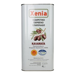XENIA | Ελαιόλαδο Εξαιρετικό Παρθένο Καλαμάτα 4lt