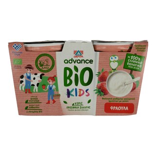 ADVANCE | Γιαούρτι Advance Kids BIO Φράουλα 2X150 gr