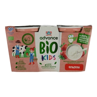 ADVANCE | Γιαούρτι Advance Kids Bio Φράουλα 2x150g