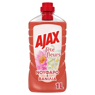 AJAX | Υγρό Καθαρισμού Fete Des Fleurs Νούφαρο & Βανίλια 1lt