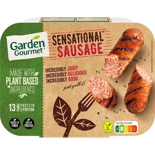GARDEN GOURMET | Φυτικό Λουκάνικο Vegan Sensational Sausage 180g