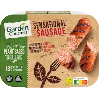 GARDEN GOURMET | Φυτικό Λουκάνικο Vegan Sensational Sausage 180g