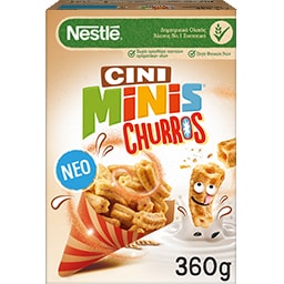 Δημητριακά Cini Minis Churros Ολικής Άλεσης 360g