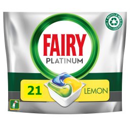 FAIRY | Κάψουλες Πλυντηρίου Πιάτων Allin1 Platinum Λεμόνι 21 Τεμάχια